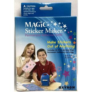 Magic Sticker Maker Acid-Free Cartridge Permanent Adhesive Refill by Xyron NEW!